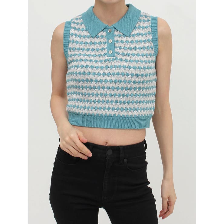 グリーン | ラメニットポロ | MURUA