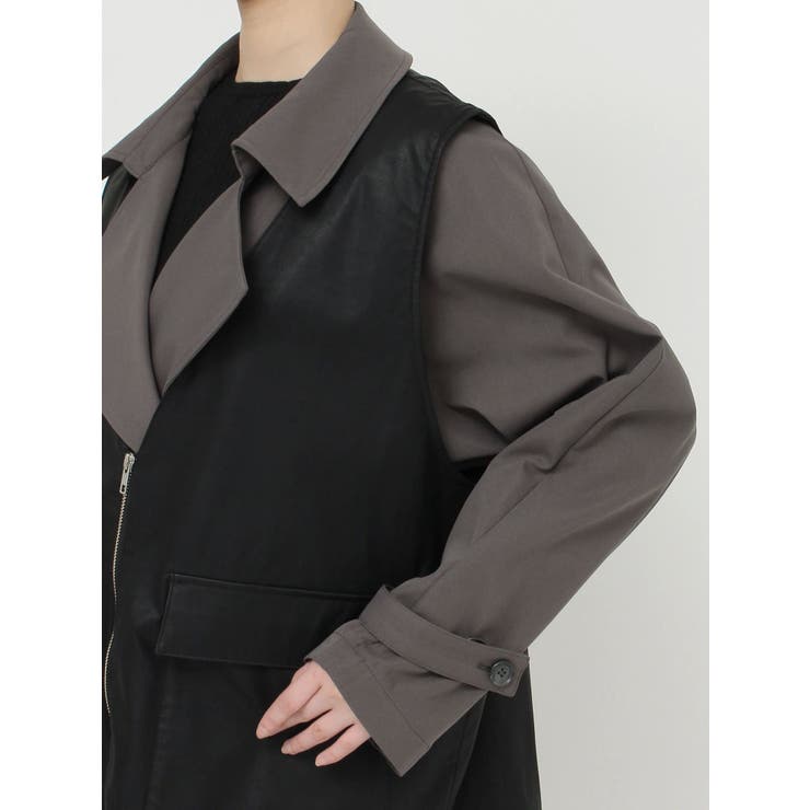 ジレレイヤードトレンチコート【マルチウェイ】 | MURUA | 詳細画像38 