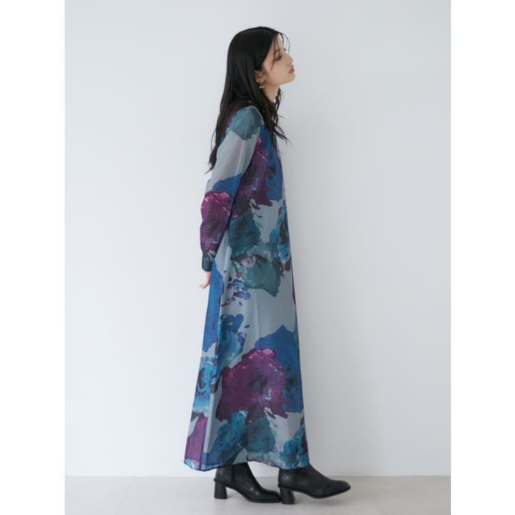 ペイントシアーワンピース【WEB限定】[品番：MKSW0059572