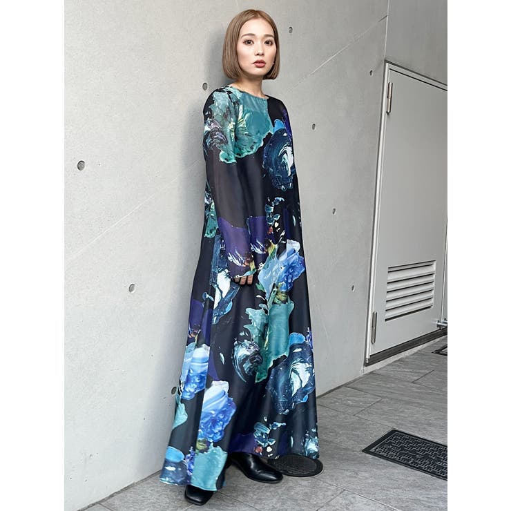 ペイントシアーワンピース【WEB限定】[品番：MKSW0059572