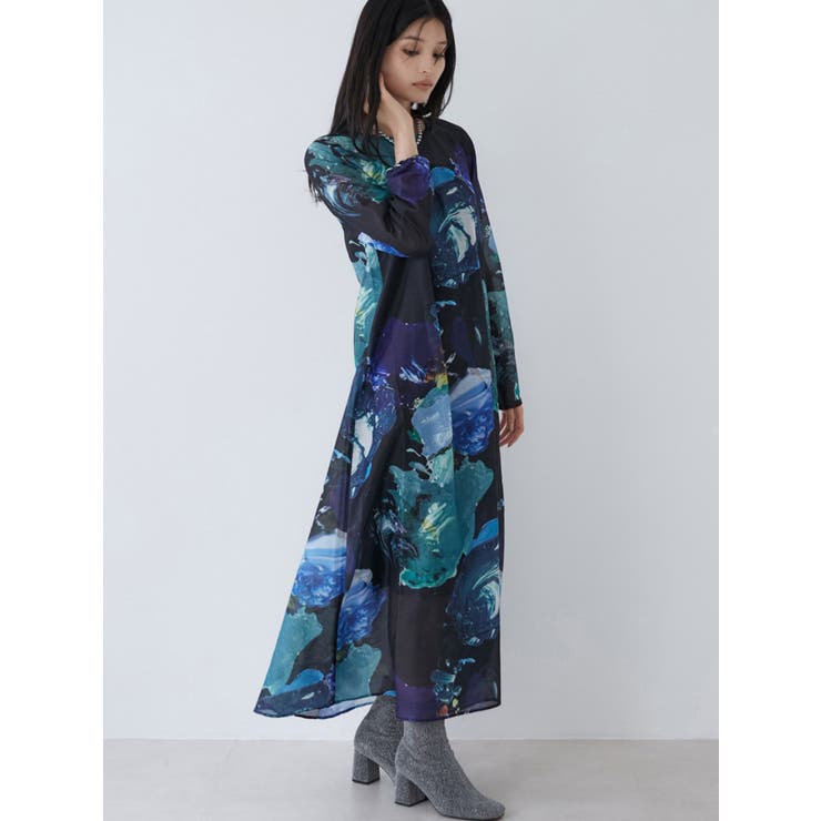 ムルーア　シースルーロングワンピース［新品］ ムルーア シースルーロングワンピース［新品］
