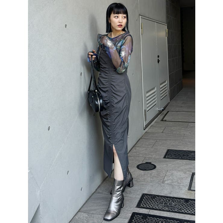 アシメギャザーキャミワンピース | MURUA | 詳細画像14 