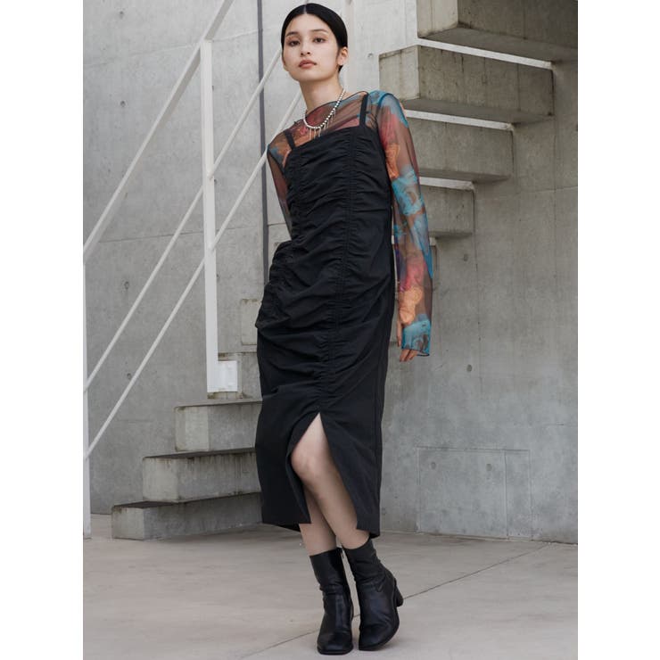 アシメギャザーキャミワンピース | MURUA | 詳細画像4 