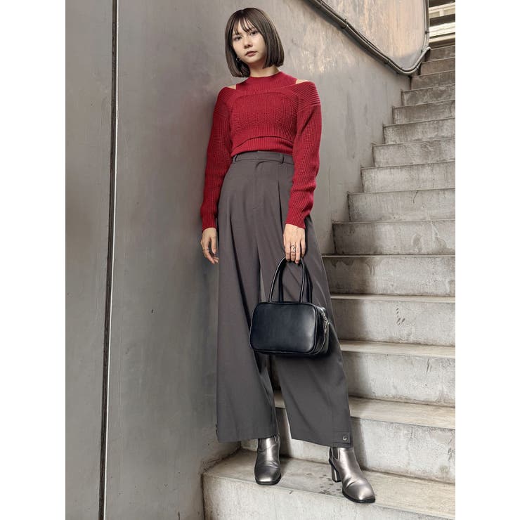 ヘムアジャストタックパンツ | MURUA | 詳細画像32 