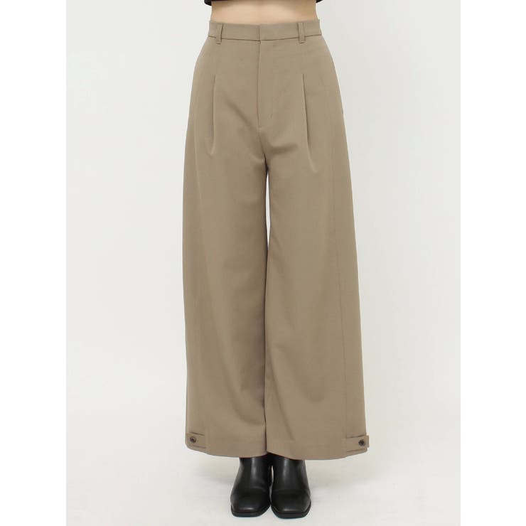ヘムアジャストタックパンツ[品番：MKSW0059410]｜MURUA