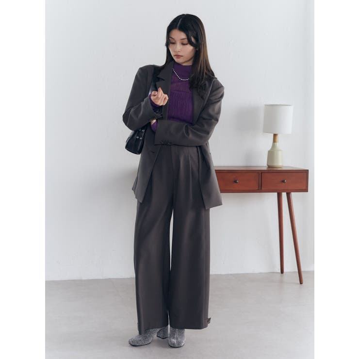 ヘムアジャストタックパンツ | MURUA | 詳細画像4 