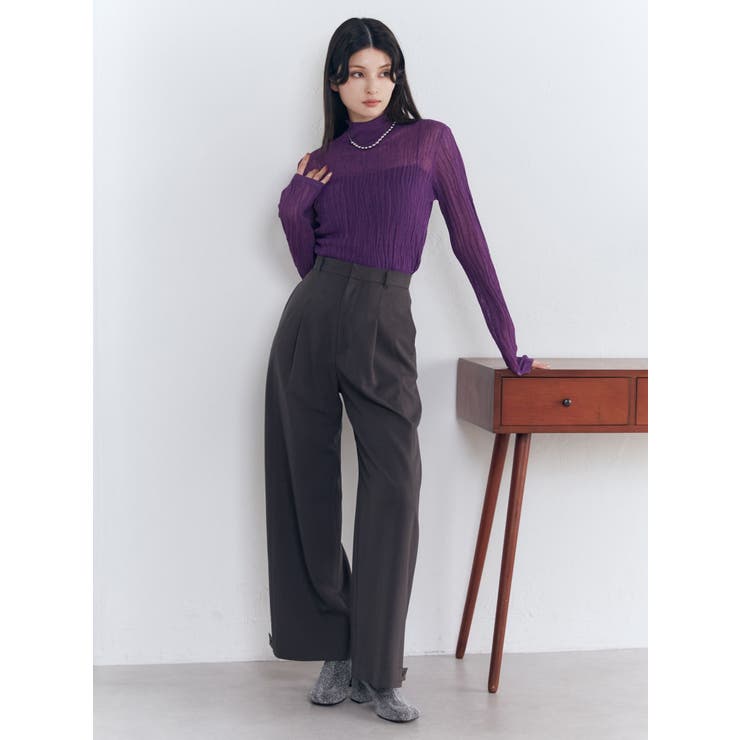 ヘムアジャストタックパンツ | MURUA | 詳細画像5 