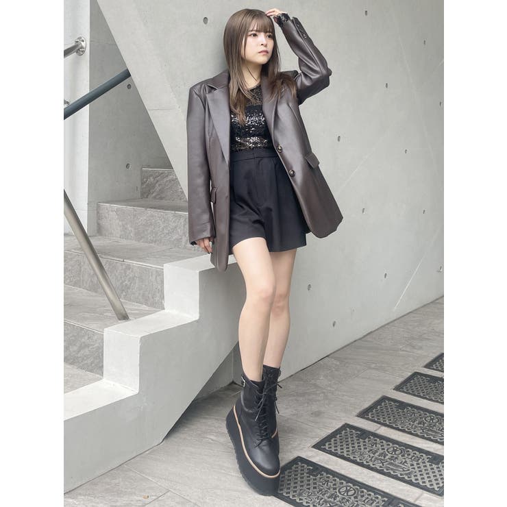 タックショートパンツ[品番：MKSW0059411]｜MURUA（ムルーア）の