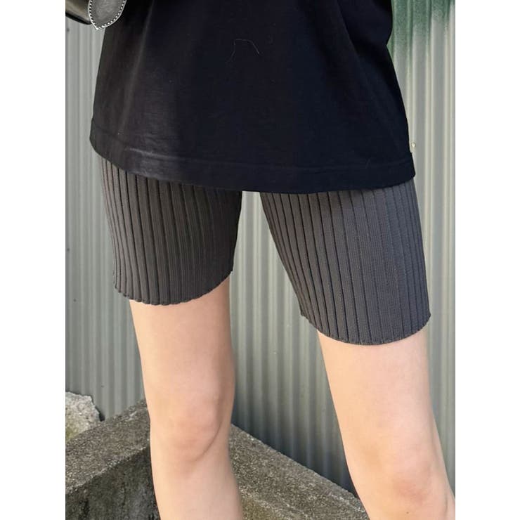 ニットバイカーパンツ[品番：MKSW0061128]｜MURUA（ムルーア）の