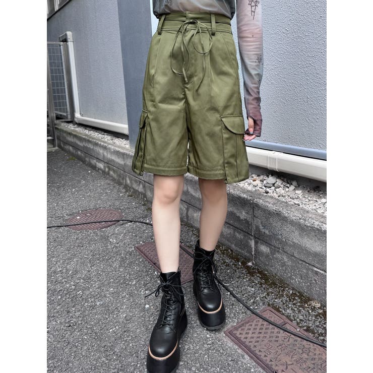【美品】 2WAYベルトカーゴパンツ サイハイZIP 2WAYベルトカーゴパンツ | VOLCAN&APHRODITE