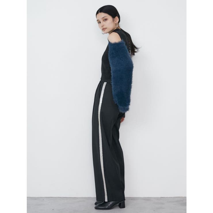 【大特価!!】 ビジューラインパンツ[品番：MKSW0061371]｜MURUA（ムルーア）の パンツ
