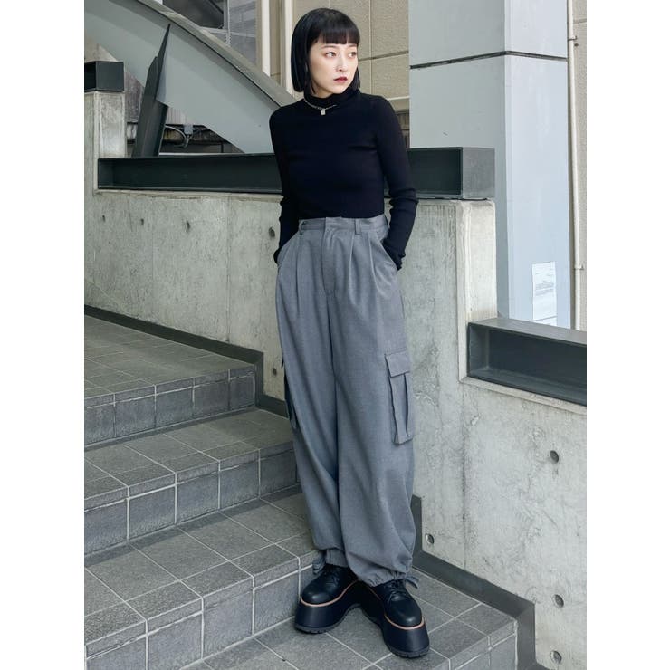 ウールライクカーゴパンツ[品番：MKSW0061692]｜MURUA（ムルーア