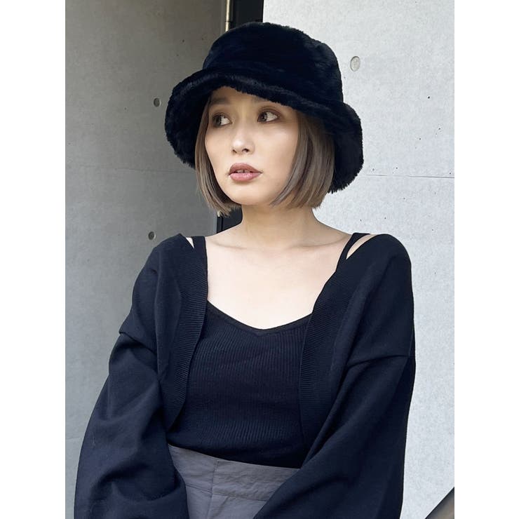 フェイクファーバケットハット[品番：MKSW0060127]｜MURUA（ムルーア