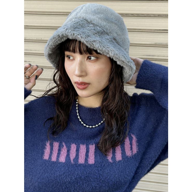 フェイクファーバケットハット[品番：MKSW0060127]｜MURUA（ムルーア