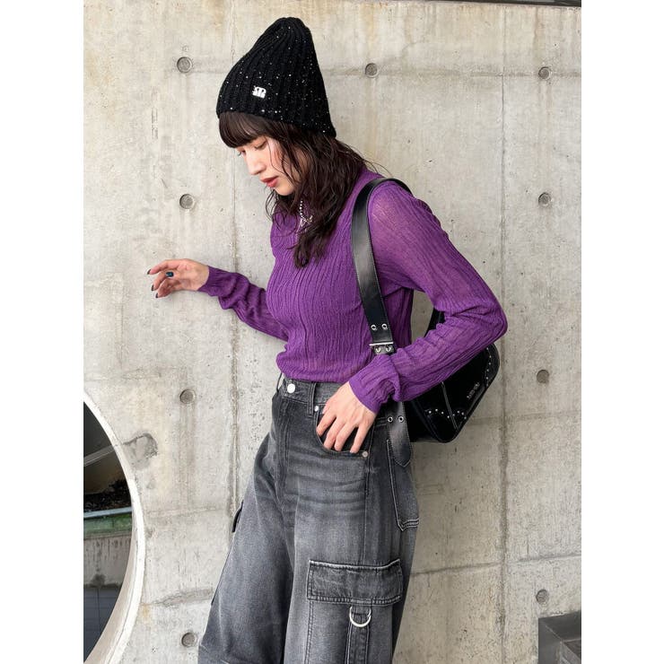 スパンコールラメビーニー[品番：MKSW0061365]｜MURUA（ムルーア）の