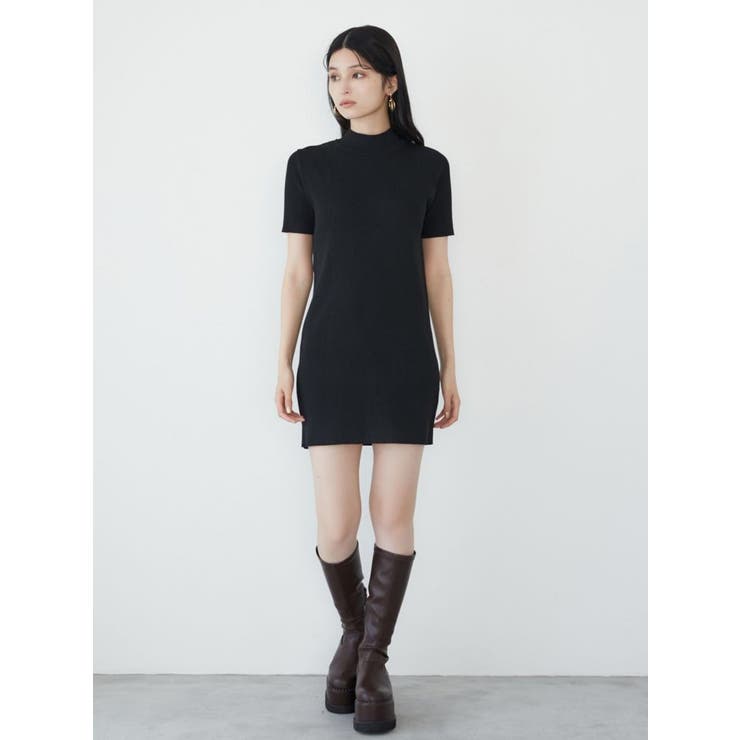 ストレッチ厚底ハーフブーツ[品番：MKSW0059239]｜MURUA