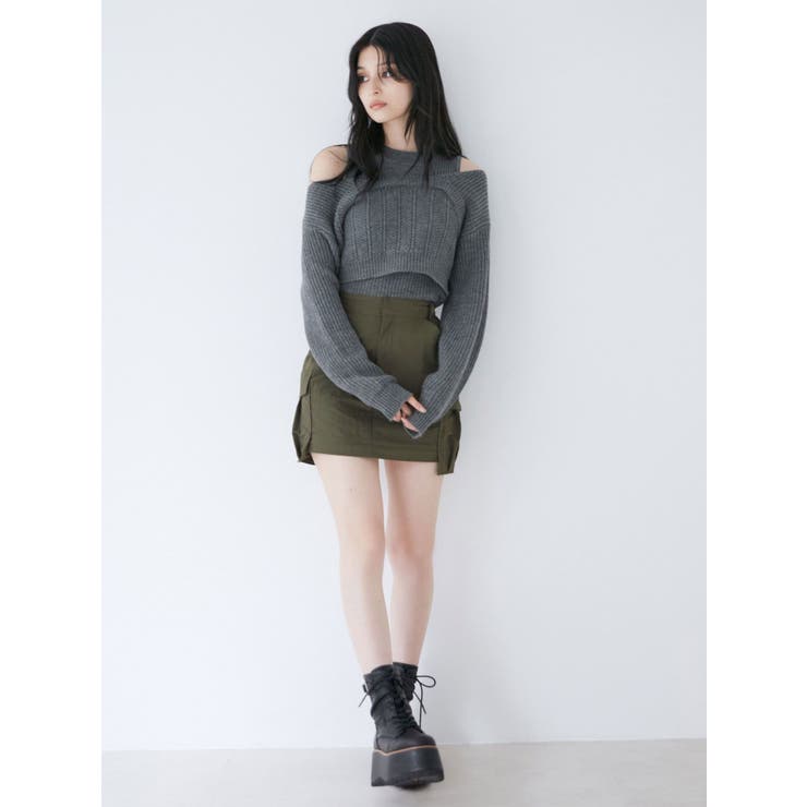 2wayニットセットプルオーバー[品番：MKSW0060132]｜MURUA