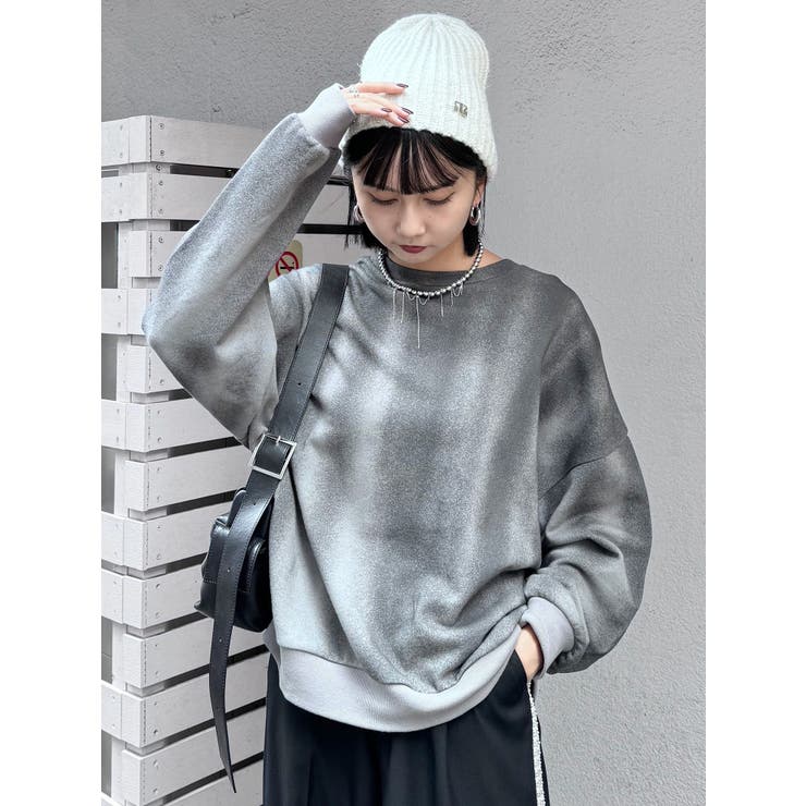 スプレープリントスウェット[品番：MKSW0061368]｜MURUA
