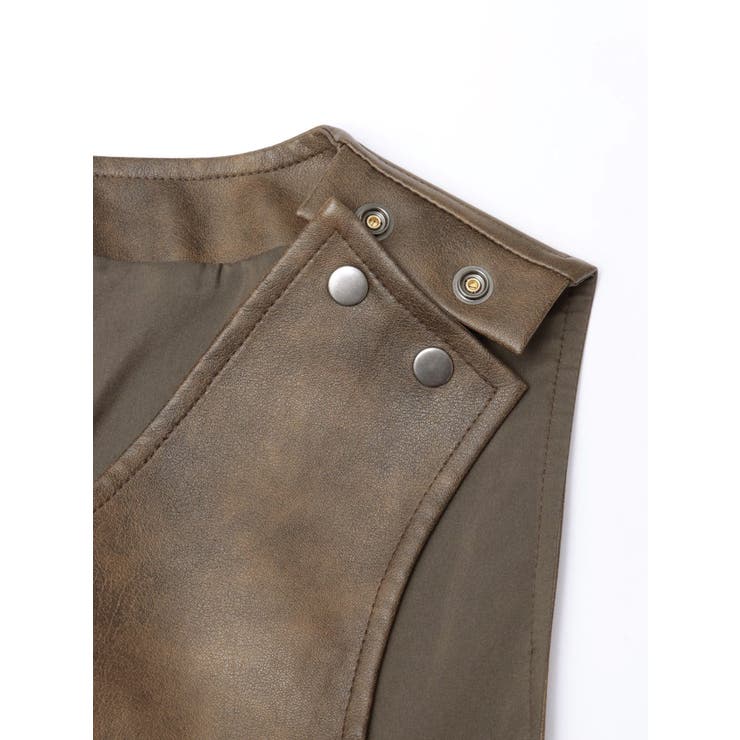 フェイクレザーホックミニワンピース | MURUA | 詳細画像25 