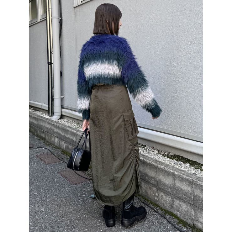 シャイニーカーゴマキシスカート | MURUA | 詳細画像35 