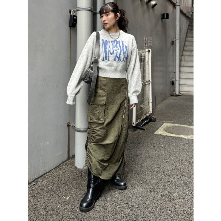 シャイニーカーゴマキシスカート | MURUA | 詳細画像39 