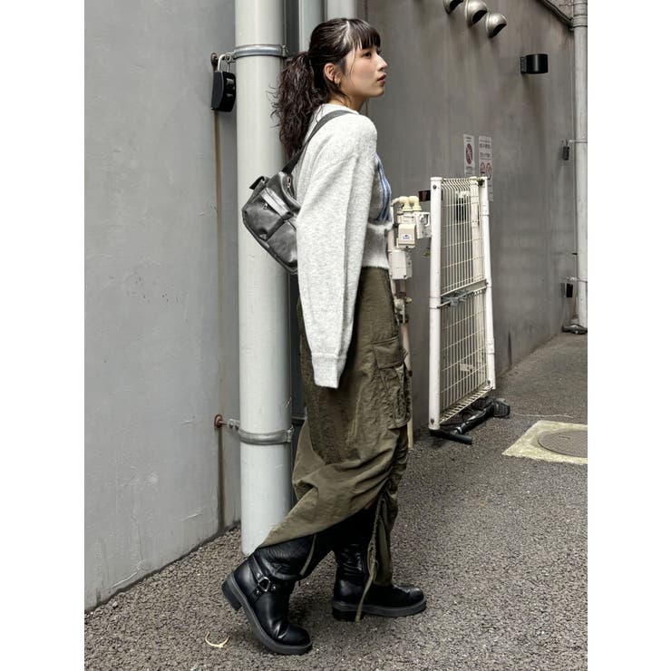 シャイニーカーゴマキシスカート | MURUA | 詳細画像40 