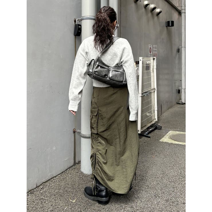 シャイニーカーゴマキシスカート | MURUA | 詳細画像41 