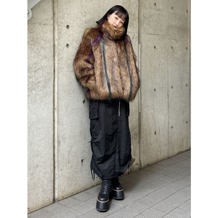 シャイニーカーゴマキシスカート | MURUA | 詳細画像43 