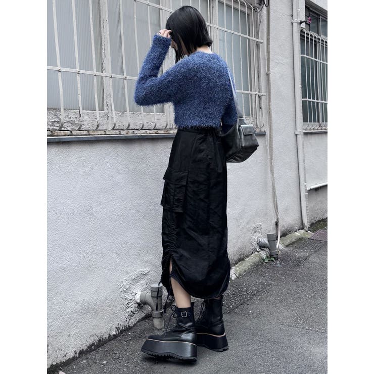 シャイニーカーゴマキシスカート | MURUA | 詳細画像47 