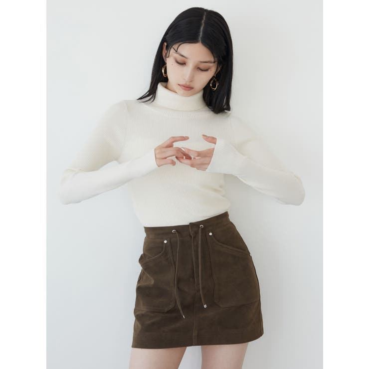 フェイクヌバックミニスカート | MURUA | 詳細画像2 