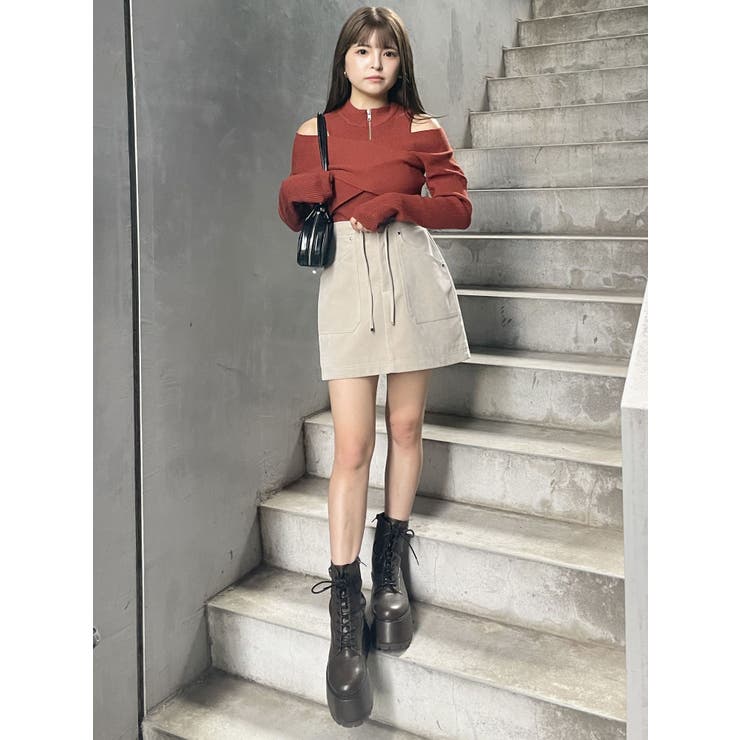 フェイクヌバックミニスカート | MURUA | 詳細画像23 