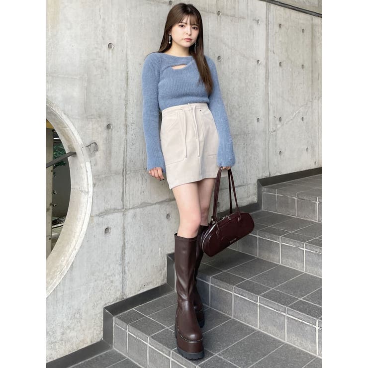 フェイクヌバックミニスカート | MURUA | 詳細画像26 