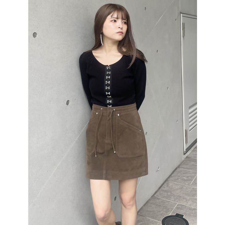 フェイクヌバックミニスカート | MURUA | 詳細画像28 