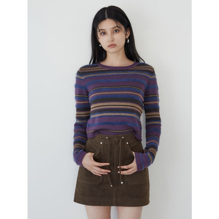 フェイクヌバックミニスカート | MURUA | 詳細画像6 