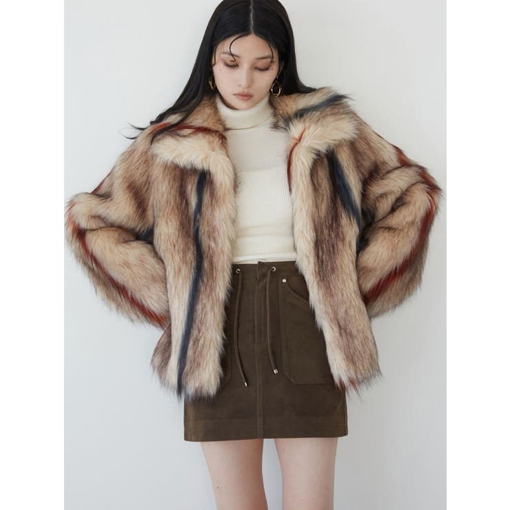 フェイクヌバックミニスカート | MURUA | 詳細画像9 