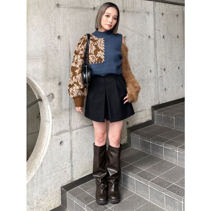 フェイクレザーカバーブーツ | MURUA | 詳細画像11 