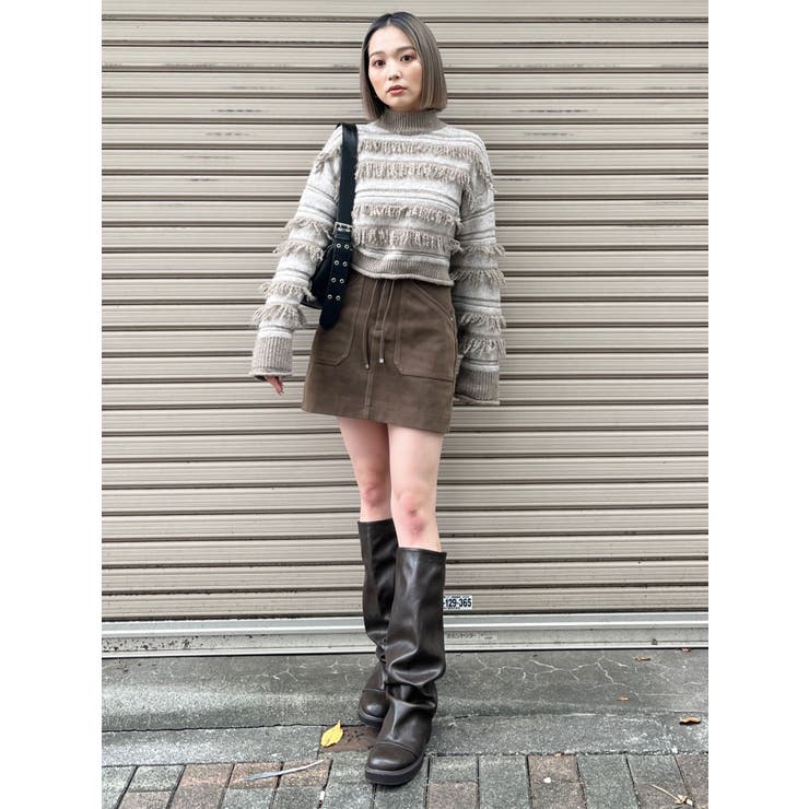 フェイクレザーカバーブーツ | MURUA | 詳細画像23 