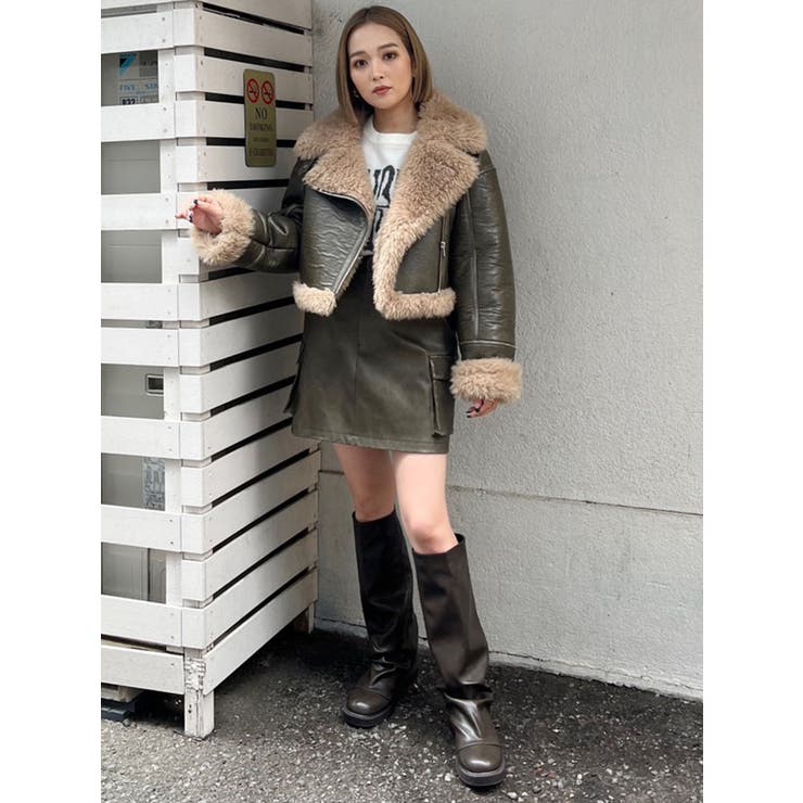 フェイクレザーカバーブーツ | MURUA | 詳細画像28 