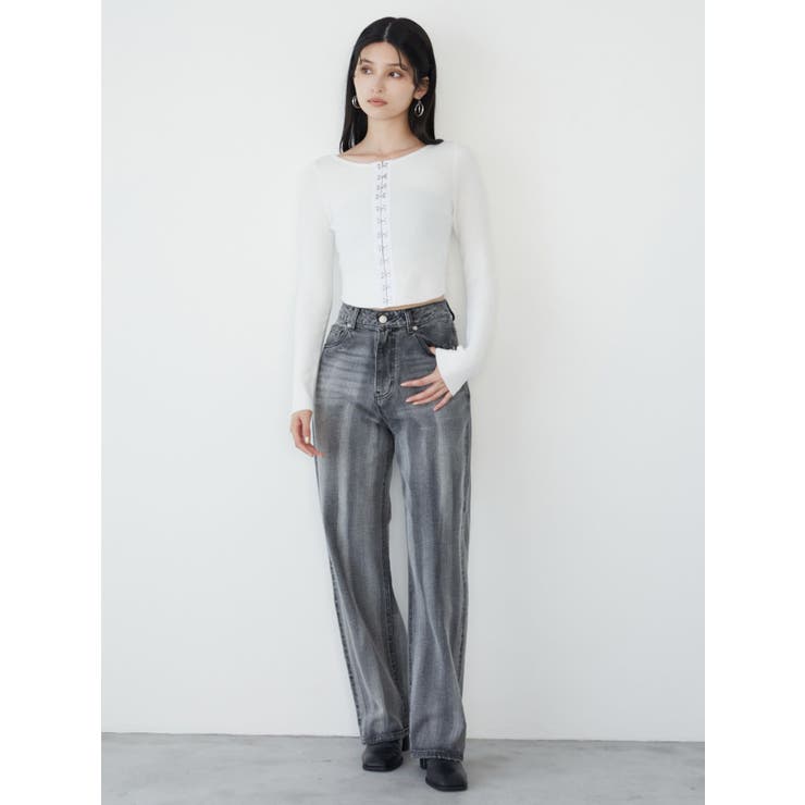 イレギュラーカラーデニム | MURUA | 詳細画像3 