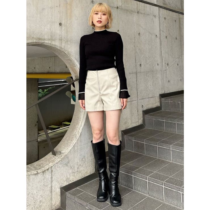 ベルスリーブラインニット | MURUA | 詳細画像16 