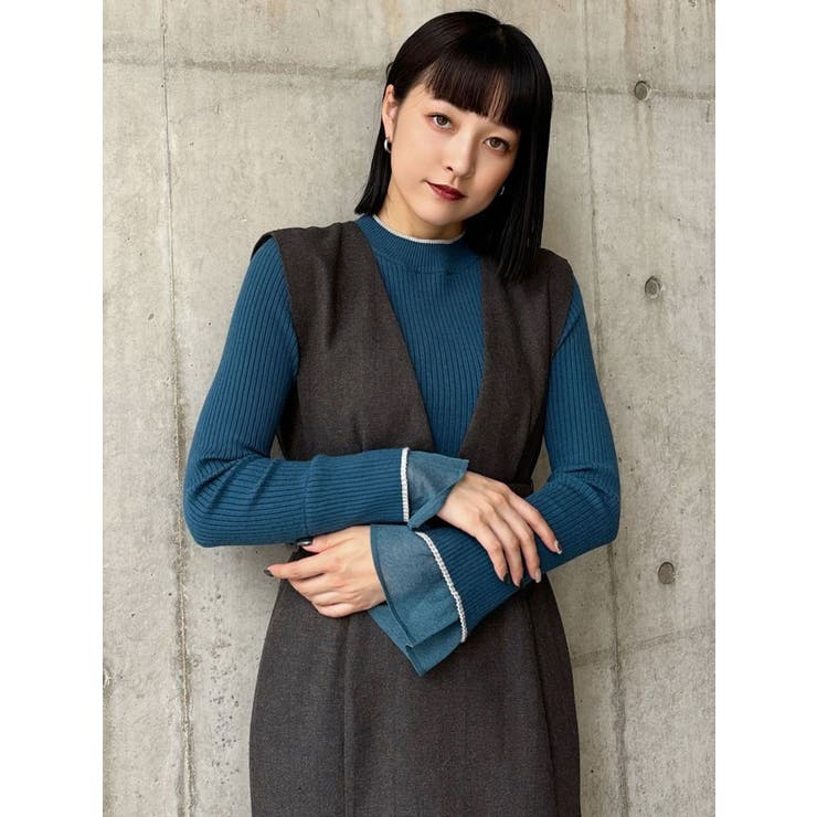 ベルスリーブラインニット | MURUA | 詳細画像29 