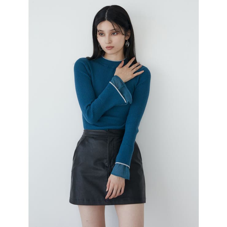 ベルスリーブラインニット | MURUA | 詳細画像4 