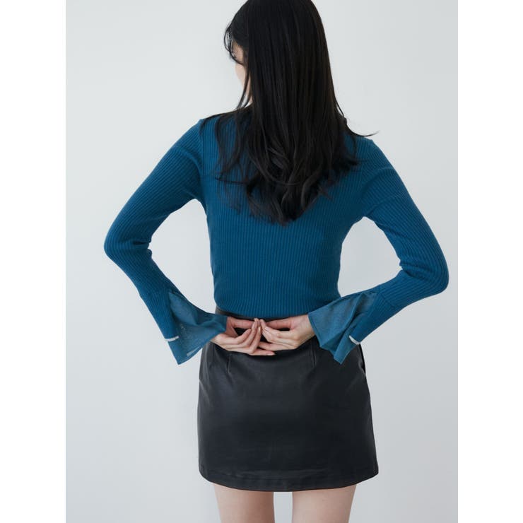 ベルスリーブラインニット | MURUA | 詳細画像5 