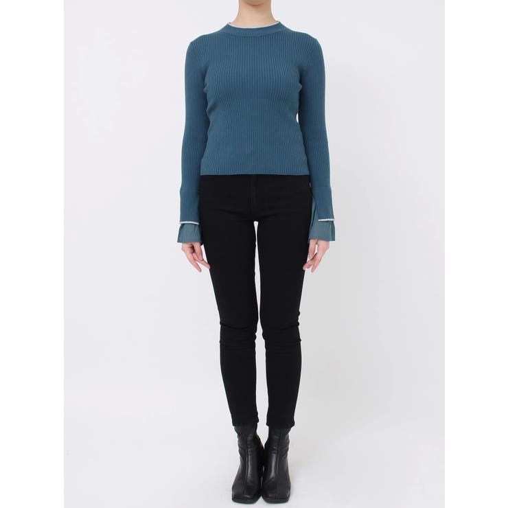 ベルスリーブラインニット | MURUA | 詳細画像50 