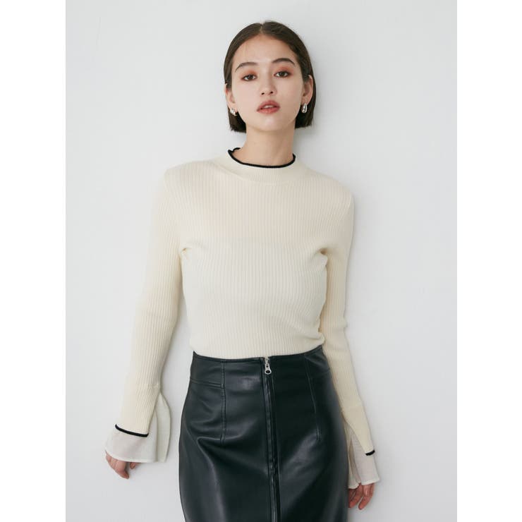 ベルスリーブラインニット | MURUA | 詳細画像8 