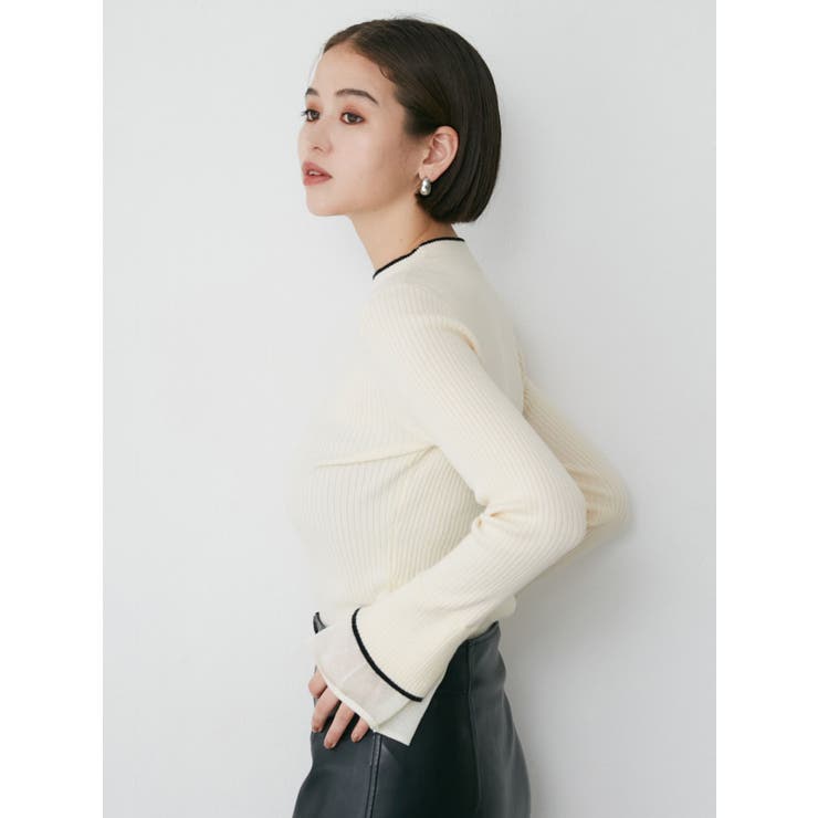 ベルスリーブラインニット | MURUA | 詳細画像9 