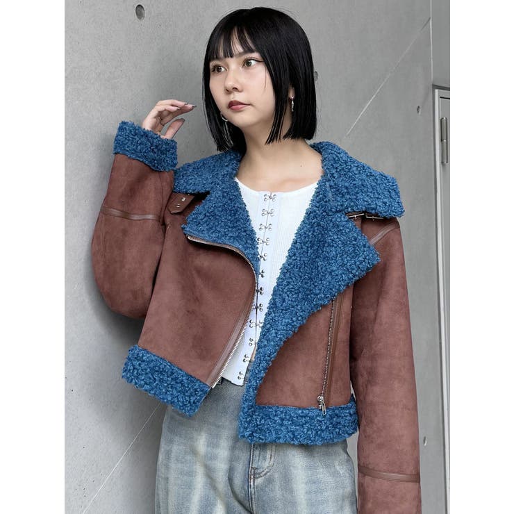 フロントホックリブニット[品番：MKSW0060793]｜MURUA（ムルーア
