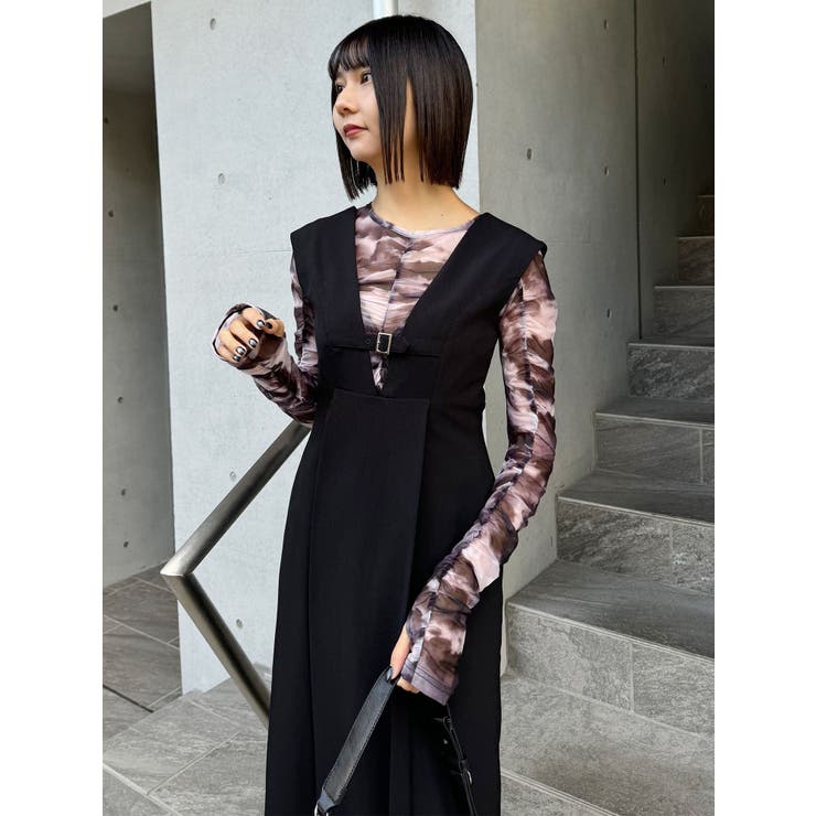 フロントベルトジャンパースカート | MURUA | 詳細画像10 