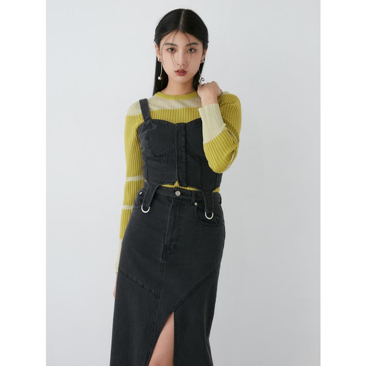 デニムビスチェ|allureville OFFICIAL SITE / ONLINE SHOP