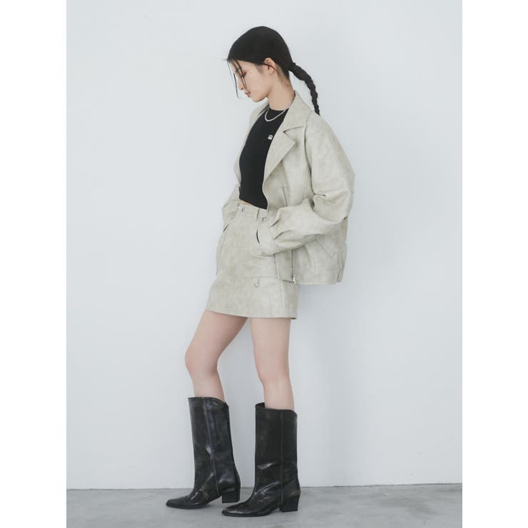 ヴィンテージライクミニスカート【セットアップ着用可】 | MURUA | 詳細画像11 